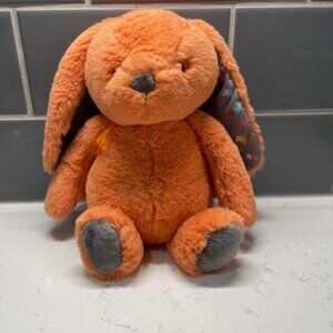 B. Softies Happy Hues Coral Cuties Bunny 11" Rabbit Orange Long Ears Soft Plush